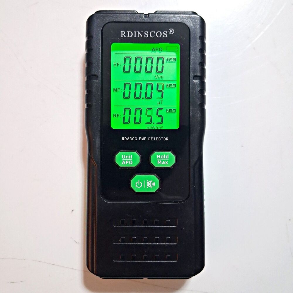 EMF Meter Detector By RDINSCOS Electromagnetic 3-1 Detector RD630C